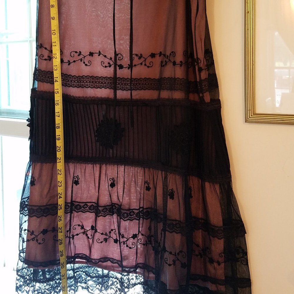 Black lace skirt . Size 8